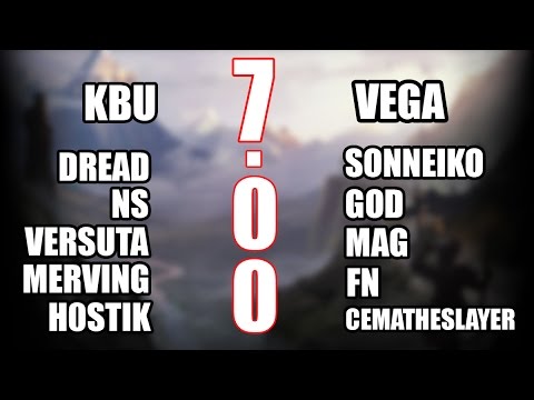 KBU vs VEGA (+ SONNEIKO + GOD) В ПАТЧЕ 7.00