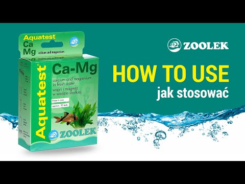 ZOOLEK Aqua Test Ca-Mg (1140) - Test na wapń, magnez i twardość ogólną do akwarium słodkowodnego