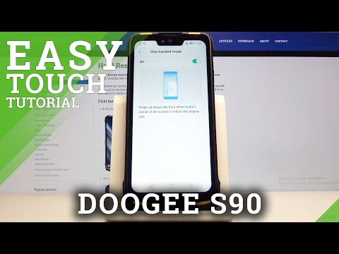 How to Enter One Hand Mode in DOOGEE S90 – Minimalize Screen