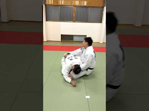 【柔道】寝技 帯通しの練習