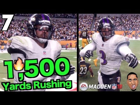 Rushing For 1,500 Yards!! Madden 18 Career Mode #7