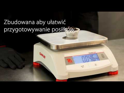 Prezentacja wagi do żywności OHAUS z serii Valor™ 1000