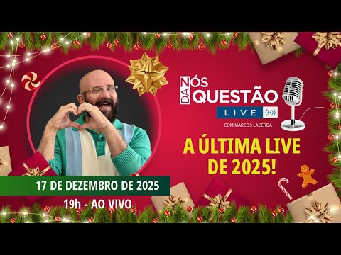 LIVE AGORA COMIGO - PERGUNTA QUE EU TE RESPONDO - 17/12/2025 | Marcos Lacerda, psicólogo