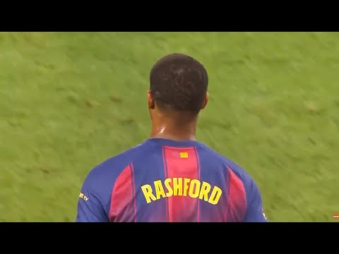 Marcus Rashford Barcelona Debut.
