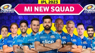 IPL 2023 - Mumbai Indians Full Squad | MI Probable Squad For IPL 2023 | MI 2023 Squad