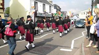 Irish Thunder Pipes and Drums in Dingle Festival Parade