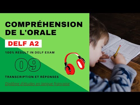 DELF A2 - Compréhension de l'orale [No. 09] | DELF A2 Listening Practice Test Online