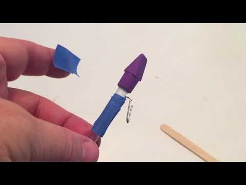 Slingshot Straw Rocket Experiment (How to make a Slingshot ROCKET)