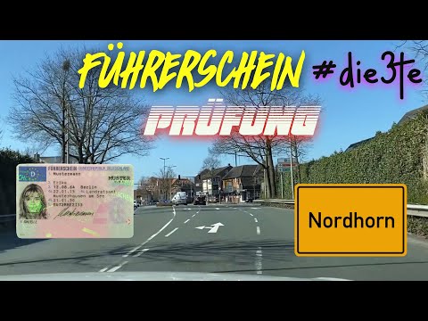 Driving licence test Nordhorn | Test route | #the3rd