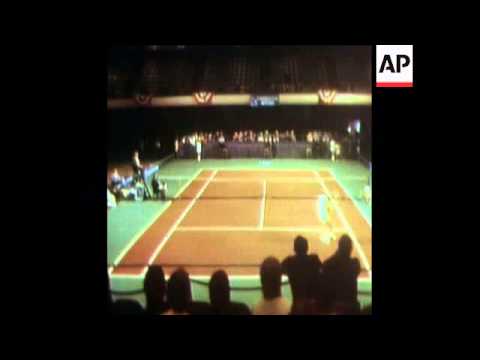 SYND 6-12-73 TOM OKKER BEATS STAN SMITH IN THE MASTERS TENNIS TITLE
