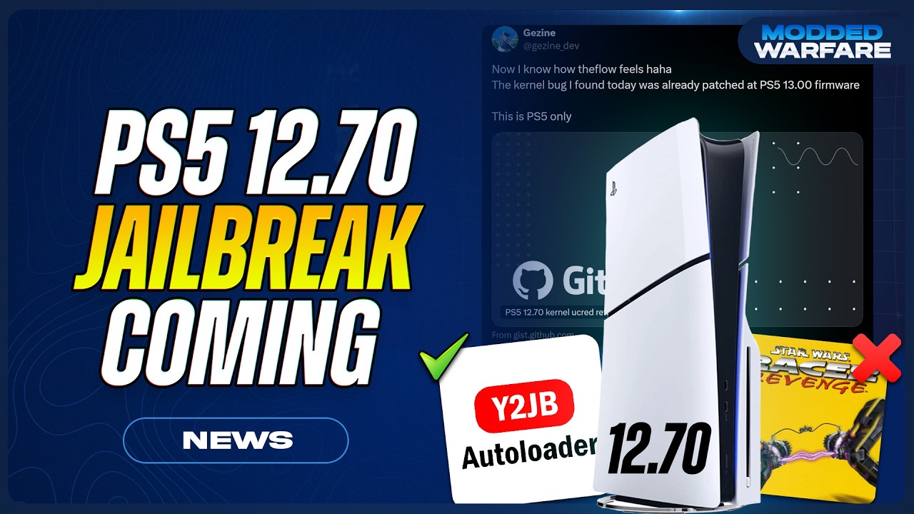 New PS5 12.70 Jailbreak Coming, 12.00 Jailbreak with Y2JB, PS5 Linux Released & More!