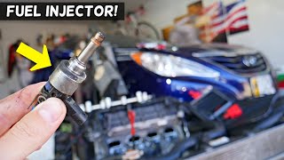 HYUNDAI SONATA FUEL INJECTOR REMOVAL REPLACEMENT LOCATION