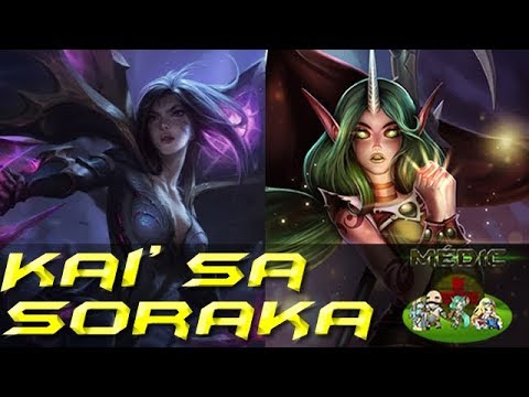 Let's Play LOL - Kai'Sa/Soraka vs Miss Fortune/Lux - A+ - S8 LOL