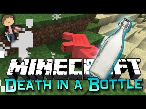 Minecraft: Death In A Bottle Challenge Map! w/Mitch & Jerome!