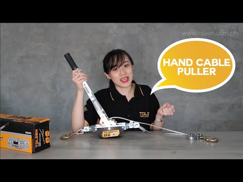 GUIDE #139 A PERIPHERAL THAT MAKES CABLES EASIER TO PULL! TOLSEN HAND CABLE PULLER