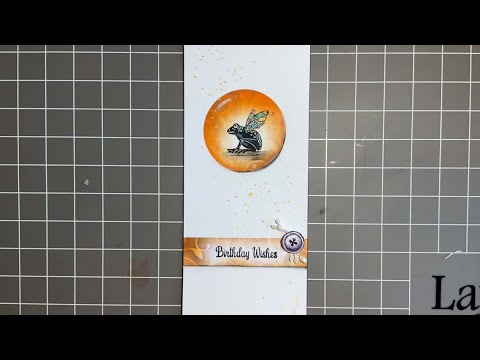 A Small Frog With A Birthday Wish  - A Lavinia Stamps Tutorial