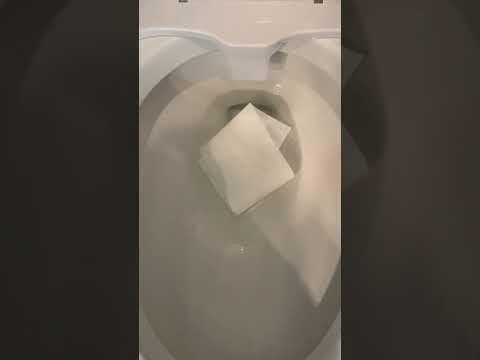 Charmin - New no tear design clogs toilets does not absorb