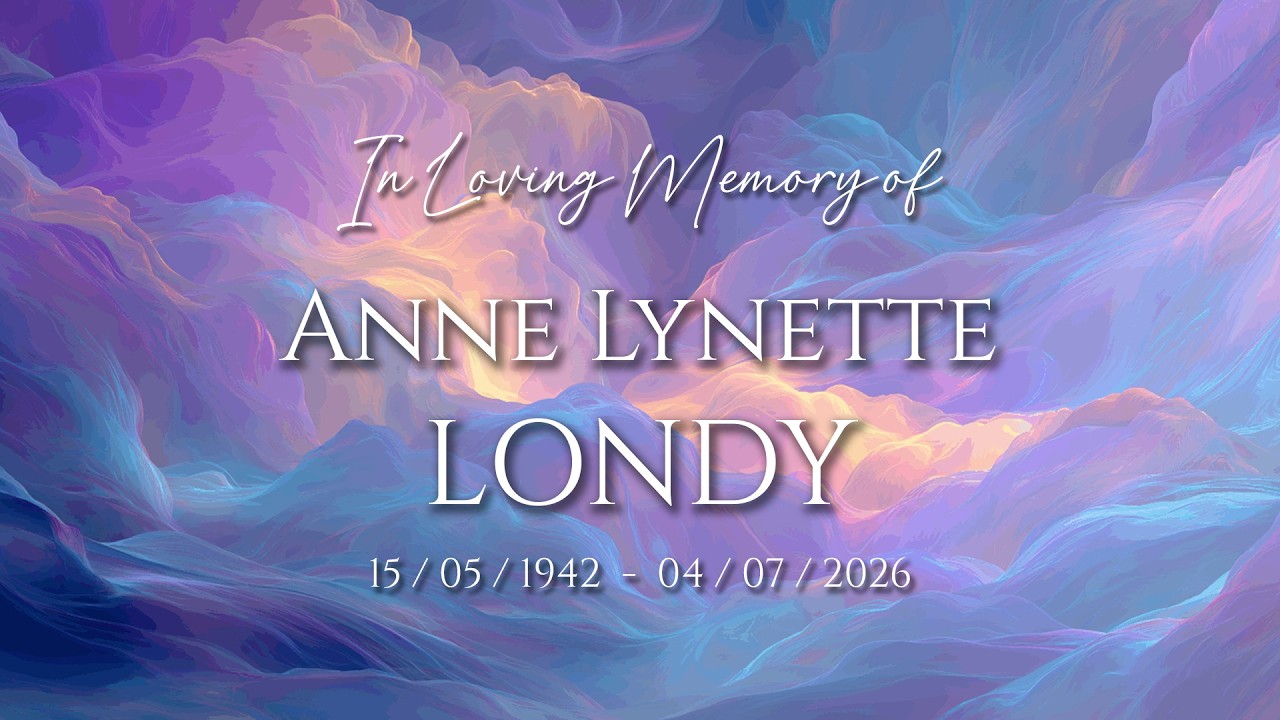 Memorial service livestream thumbnail for Anne Lynette Londy