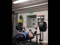 130kg bench press 17 reps with legs up