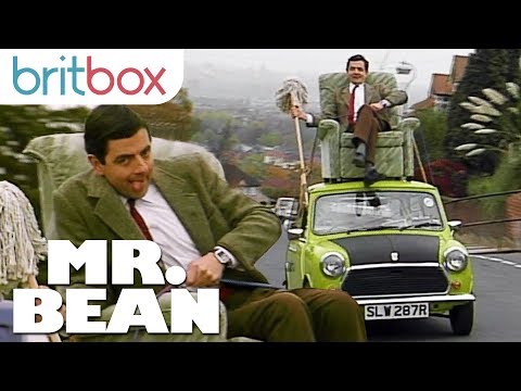Mr. Bean Driving on the Roof of His Car | Mr. Bean
