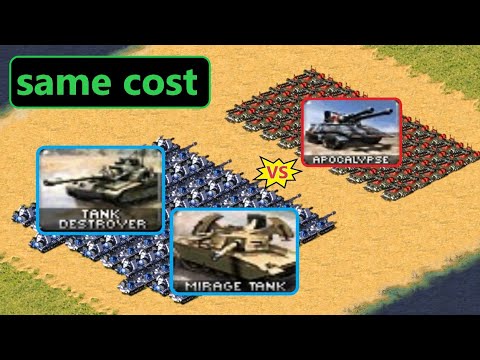 Tank Destroyer + Mirage vs Apocalypse - Red Alert 2