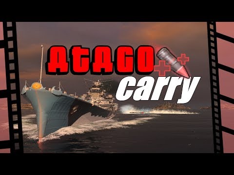 Good old ATAGO Carry || World of Warships