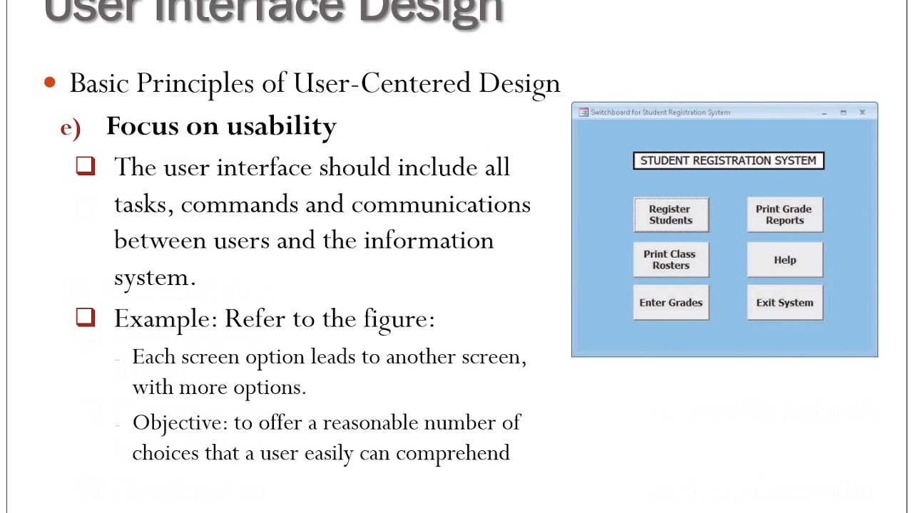 [ITS 332] [CHAPTER 7] USER INTERFACE INPUT & OUTPUT DESIGN_PART 1