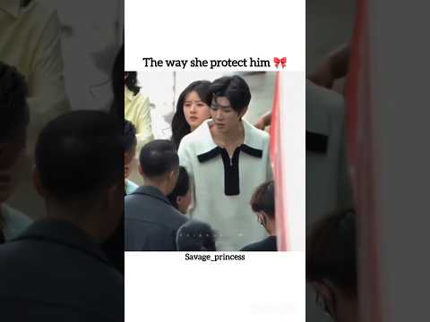 Offscreen prank on zhao lusi and chen zheyun#cdrama #shorts #hiddenlove #viral