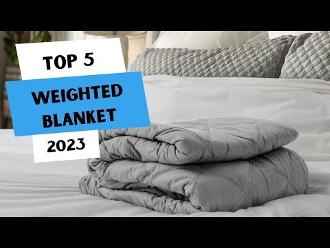Best Weighted Blanket for hot sleepers on amazon | Top 5 Best Cooling Weighted Blanket 2023