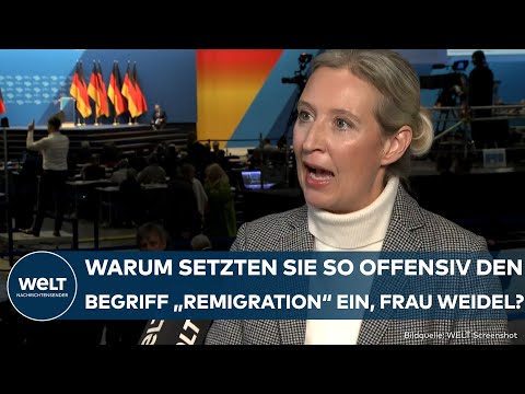 AFD-PARTEITAG: "Remigration" im Wahlprogramm! Alice Weidel schwört Partei auf radikaleren Kurs ein