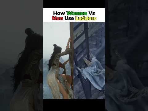 How Women Vs Men Use Ladders - bloodborne