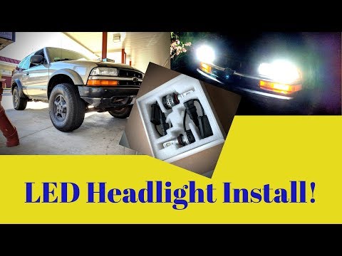 S10 Blazer LED Headlight Upgrade