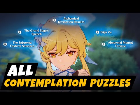 ALL Contemplation Puzzles Guide |  Genshin Impact Sumeru 3.0 Archon Quest