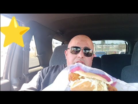 ⭐ CARL'S JR REDHOOK  BEER BATTERED FISH SANDWICH