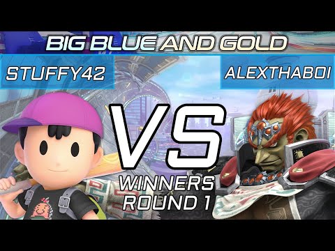 stuffy42 (Ness, Lucas) vs AlexThaBoi (Ganon, Young Link) - Big Blue and Gold #3 - Smash Ultimate WR1
