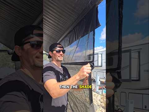 Zip on Awning Sun Shade : Keep Your RV Cooler