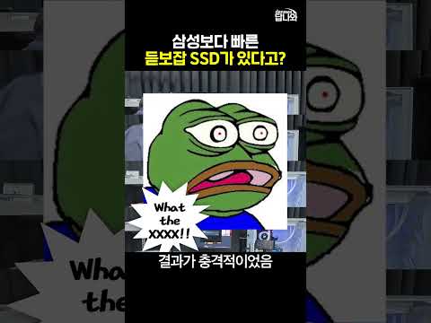 삼성보다 빠른 듣보잡 SSD가 있다?!