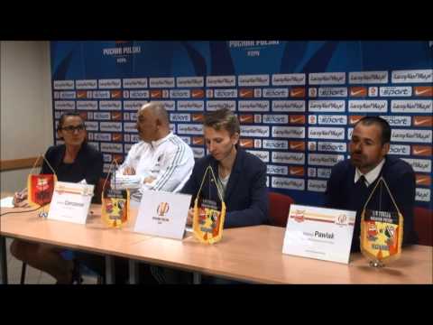 Trenerzy Czerczesow i Pawlak po meczu Chojniczanki z Legią