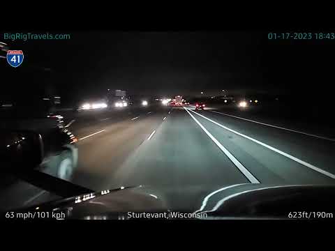 BigRigTravels LIVE | Kenosha to Appleton, WI (1/17/23 6:32 PM)