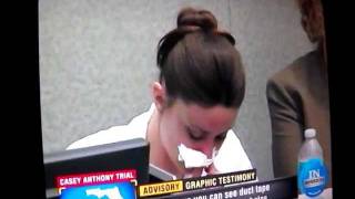 COP EXPLAINS PHOTOS OF CAYLEE'S REMAINS CASEY ANTHONY CRIES