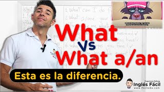 🔴 ¡Deja de cometer este error con WHAT en inglés! Aprende a usar WHAT A y WHAT AN fácilmente