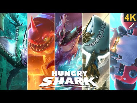 ALL STRONGEST SHARKS TRAILER & MOVIE (2018 - 2025) | HUNGRY SHARK - ASTAROTH UPDATE 4K