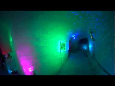 Inside a glacier in Chamonix
