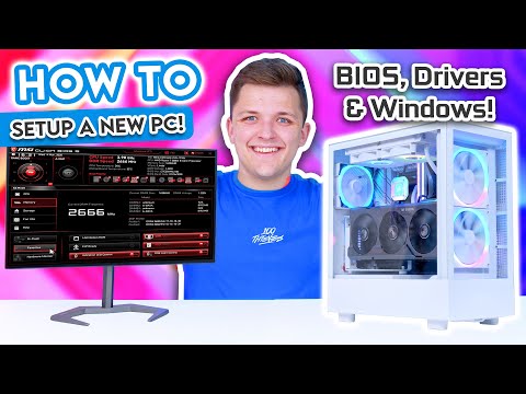 What To Do AFTER Building a Gaming PC! 😄 [BIOS, Drivers & Windows 11 Install!]
