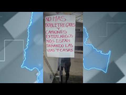 Habitantes de Nocaima denuncian perjuicios.por cambio vial que hizo la alcaldìa.Nadie les resppmde