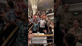 #shorts Royal Caribbean Vision of the Seas Main Dining Room Wait Staff Dance Village People Y.M.C.A.