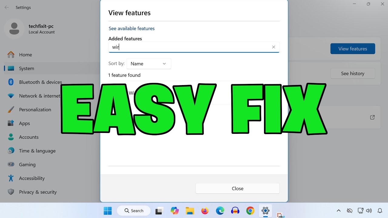 Fix Windows 11 Projecting To This PC Add The Wireless Display Optional Feature To Project - 2026