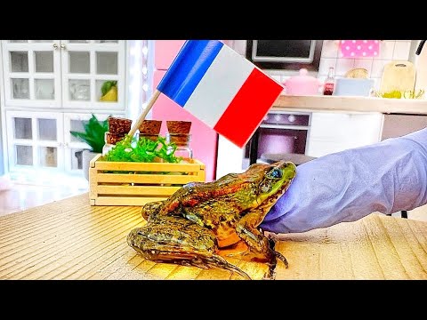Cuisse de grenouille. Yummy Miniature Frog Recipe. Cuisses de grenouille miniatures.
