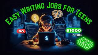 Make Money with Online Writing Jobs for Teens