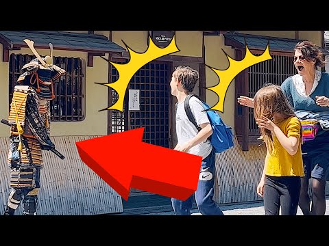 #8 SAMURAI Mannequin Prank in Kyoto Japan